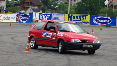 2 этап Чемпионата Беларуси 2010 года по скоростному маневрированию на автомобилях (ГСОК Логойск, 27.06.2010)