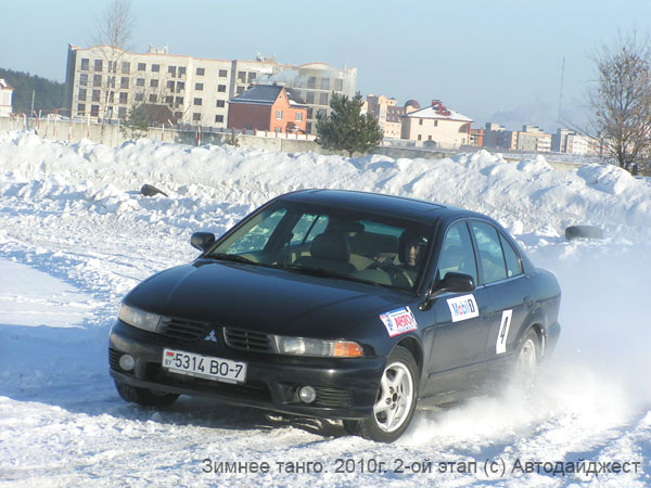 Зимнее танго 2010. 2 этап (Скоростное маневрирование на автомобилях зимой