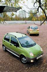 Chevrolet Spark vs. Daewoo Matiz Chevrolet Spark vs. Daewoo Matiz