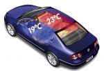 Кондиционер осуществляет вентиляцию и охлаждение двух зон внутреннего пространства автомобиля независимо друг от друга
