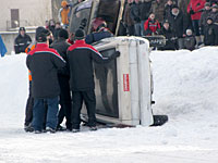 Зимние трековые автогонки Горячий лед 2011 (Минск, 30.01.2011)