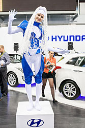 Девушки на Моторшоу 2013 (стенд Hyundai)