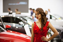 Девушки на Моторшоу 2013 (стенд Audi)