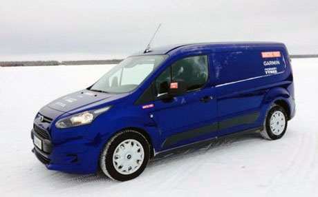 Ford Transit Connect на тесте Arctic Van Test (2014)