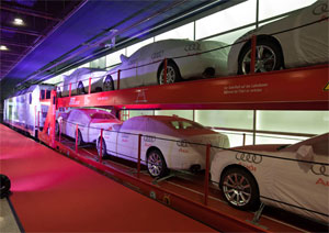 ECO Plus:железнодородные перевозки Audi