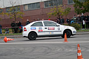 Скоростное маневрирование на автомобилях (Минск, 16.10.2011)
