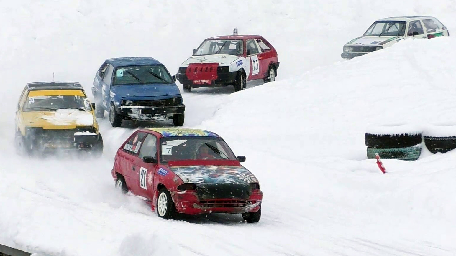 1 этап соревнований «Горячий лед 2026» по трековым автомобильным гонкам в классе «Дивизион-2000» (10.01.2026, РСТЦ ДОСААФ)