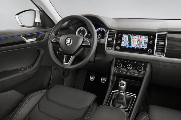 Передняя панель Skoda Kodiaq (2017)