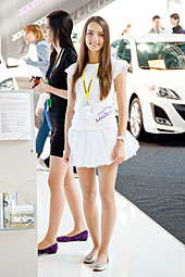 Девушки на Моторшоу 2011 (стенд Mazda)