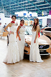Девушки на Моторшоу 2011 (стенд Volvo)