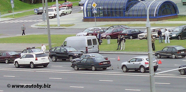 Авария 29 августа в Минске (Уручье, пр. Независимости)