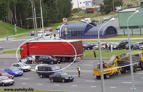 Авария 29 августа в Минске (Уручье, пр. Независимости)