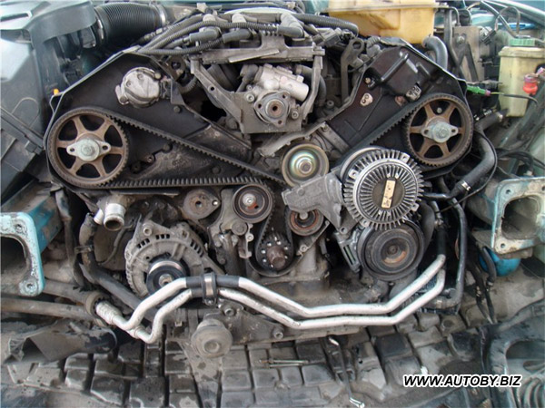 VW Passat B5 2.8 V6 со снятыми бамперои и радиаторами