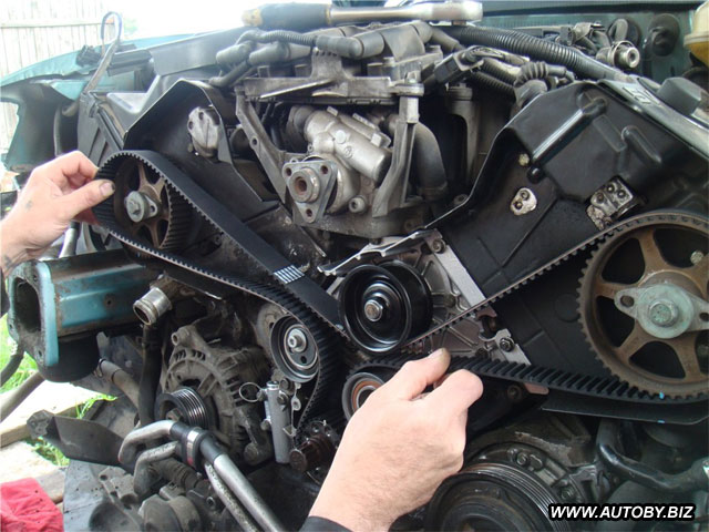 Установка ремня ГРМ (VW Passat B5 2.8)
