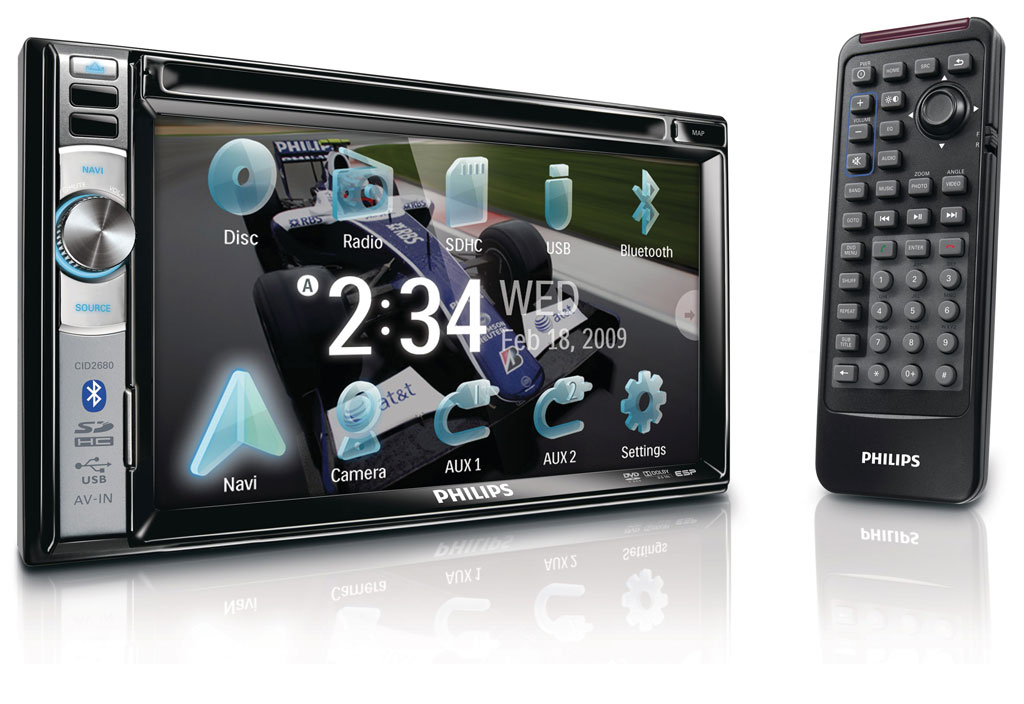 Автомобильная мультемидийная система Philips CID2680