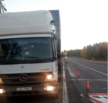 Последствия ДТП на 148 км автодороги Минск - Витебск (20.10.2018)