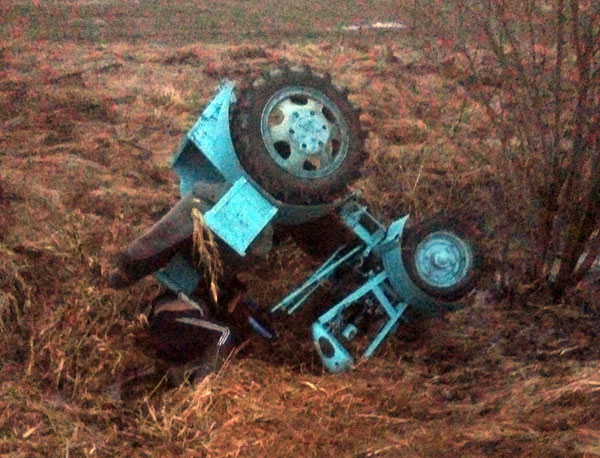 Последствия ДТП в Ивьевском районе Гродненской области (16.03.2019)