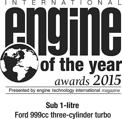 1,0-литровый Ford EcoBoost стал лучшим малолитражным двигателем 2015 года