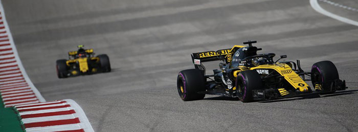 Renault Sport Formula One Team на Гран-при США (2018)