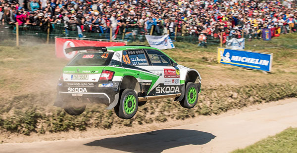 Новички на ралли Португалии — экипаж команды Skoda Junior Team - Юусо Нордгрен (Juuso Nordgren) и Тапио Суоминен (Tapio Suominen) продемонстрировали отличную скорость и финишировали шестыми в классе WRC 2 несмотря на проколы колес