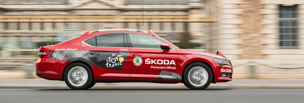 Skoda SuperB выполнит роль «Красного автомобиля» – мобильного командного центра для директора гонки Кристиана Прюдомма