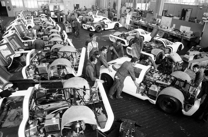 Производство Porsche 917