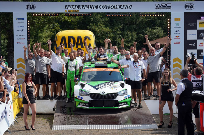 Skoda на ралли ADAC в Германии (2019)