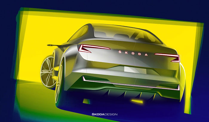 Эксиз концепт-кара Skoda Vision iV