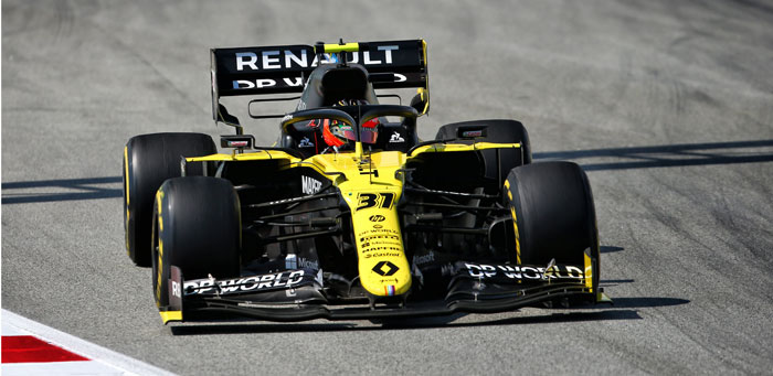 Renault DP World F1 Team на Гран-при Испании (2020)