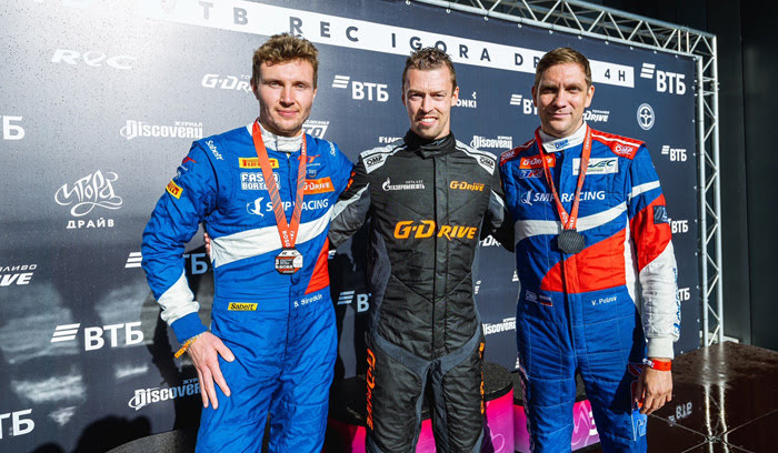 Три пилота «Формула 1» поднялись на подиум REC 2022 на «Игора Драйв» (07.08.2022)