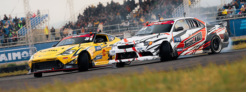 Чивчян и Гроссман в заезде за 3 место 6 этапа Russian Drift Series GP 2024