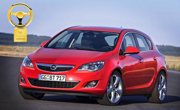 Opel Astra получает премию «Золотой Руль 2009»