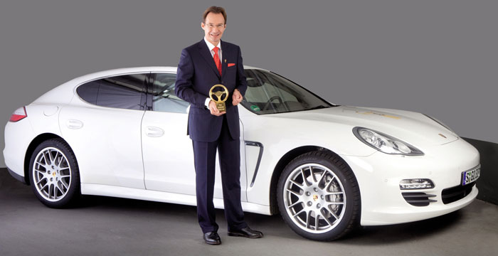Porsche Panamera получил престижный приз "Золотой руль" (2009)