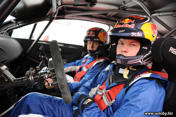 Кими Райкконена за рулем CITROEN C4 WRC