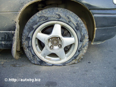 Проблема с колесом в автомобиле Сироткиной