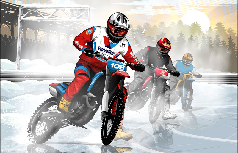 Мотогонки на льду MX SPEEDWAY